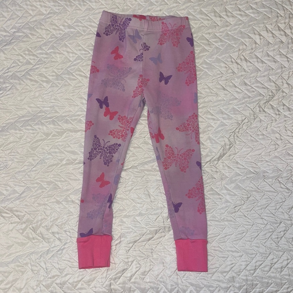 Kirkland Pink and Purple Butterfly Leggings